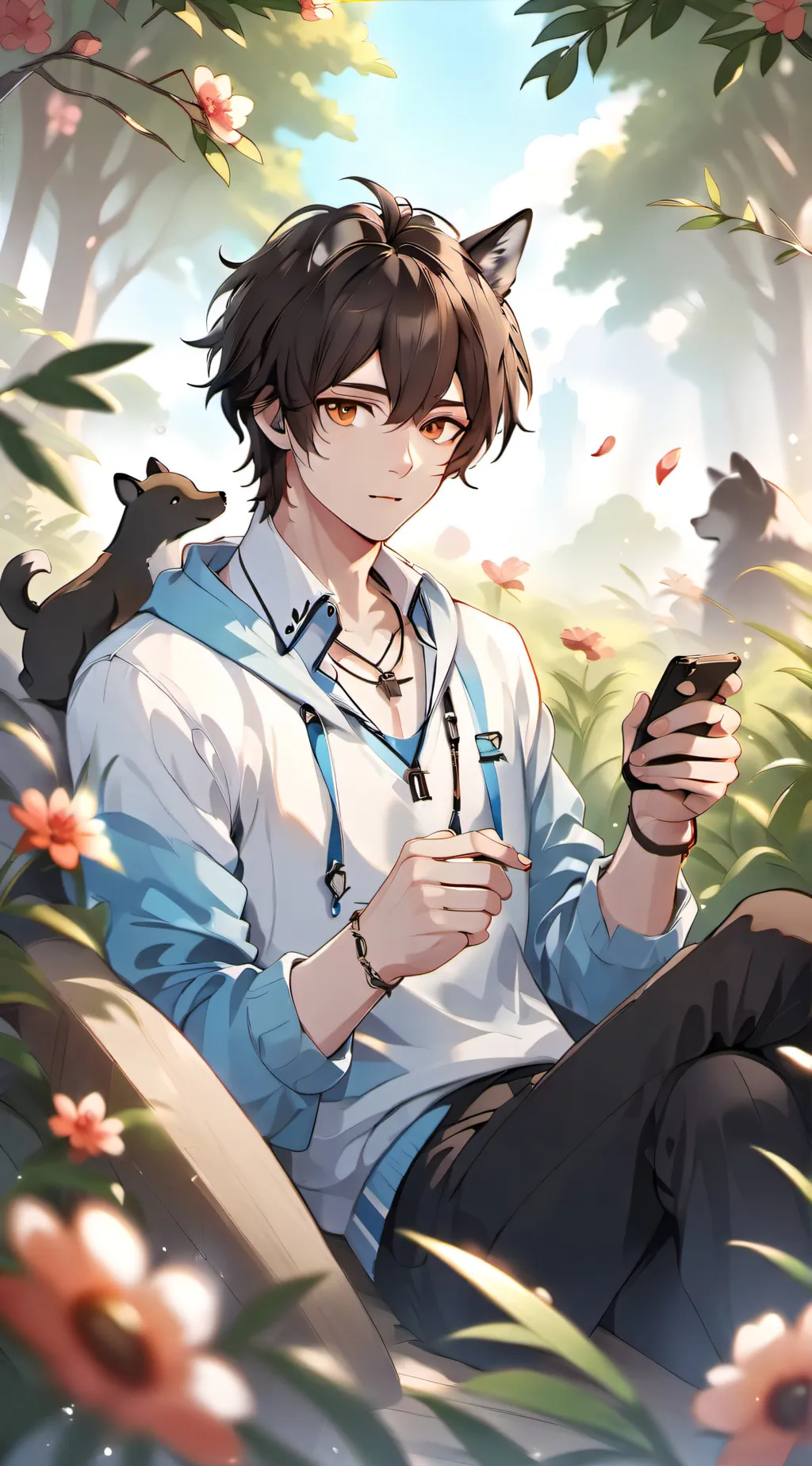 ai character: Ash background