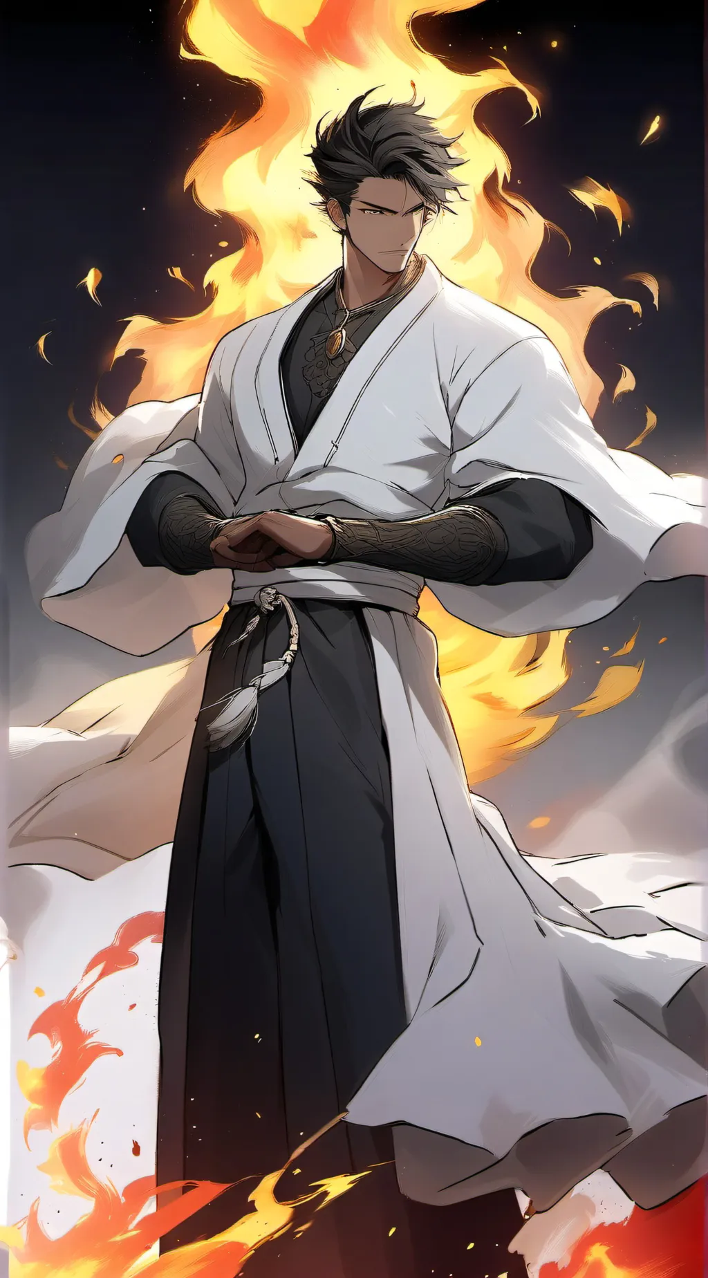 ai character: PACKGOD  background