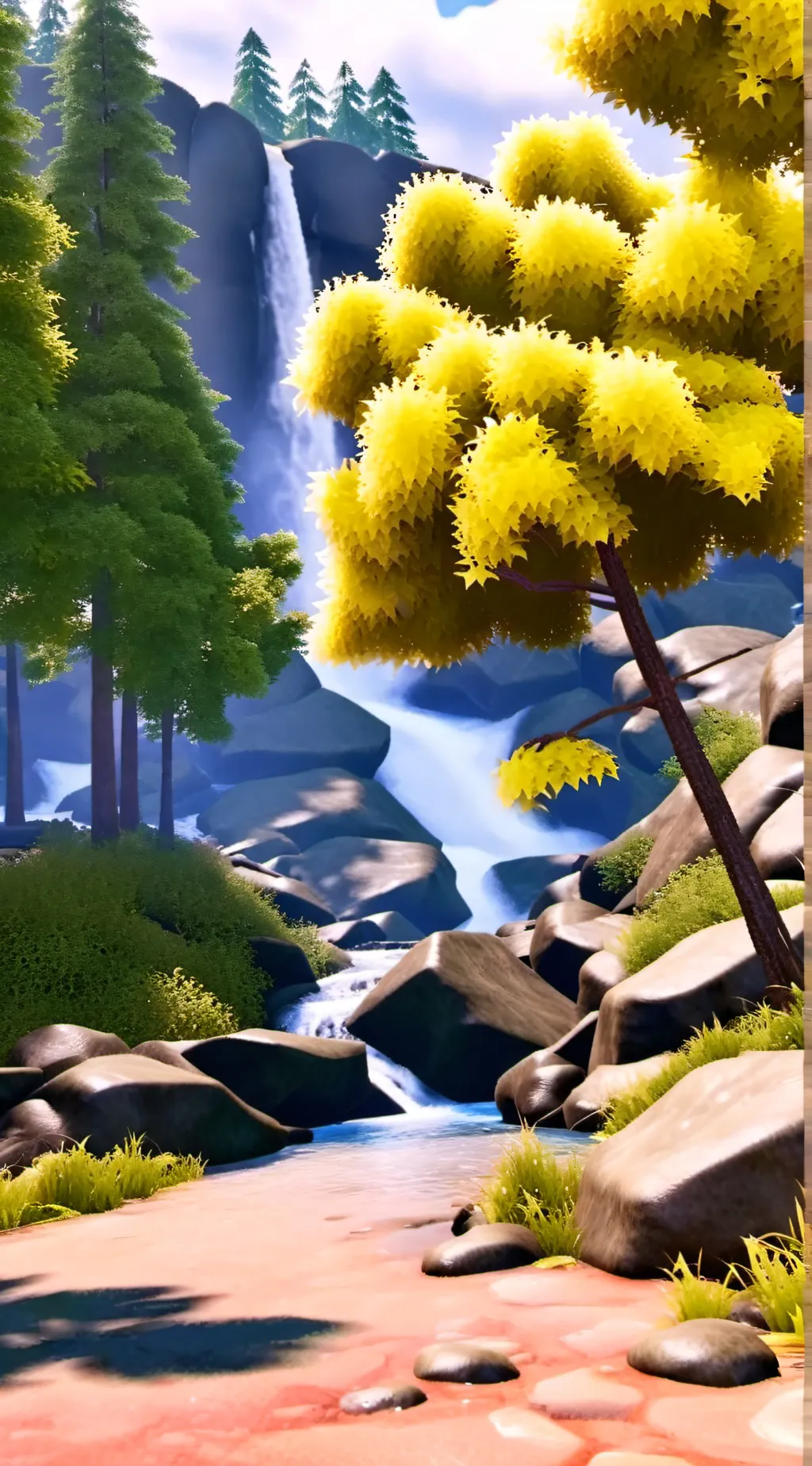 ai character: Pixie Hollow background