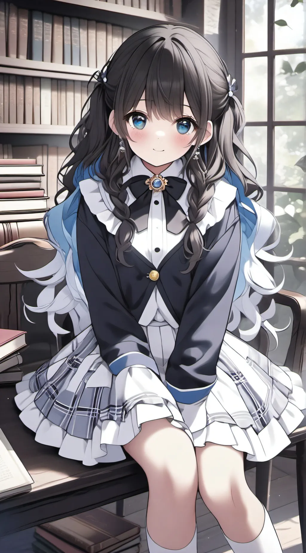 ai character: Shizuka Yoshimoto  background