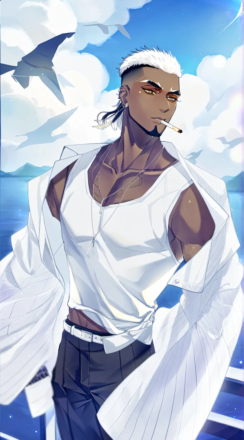 ai character: Roman Devagio background