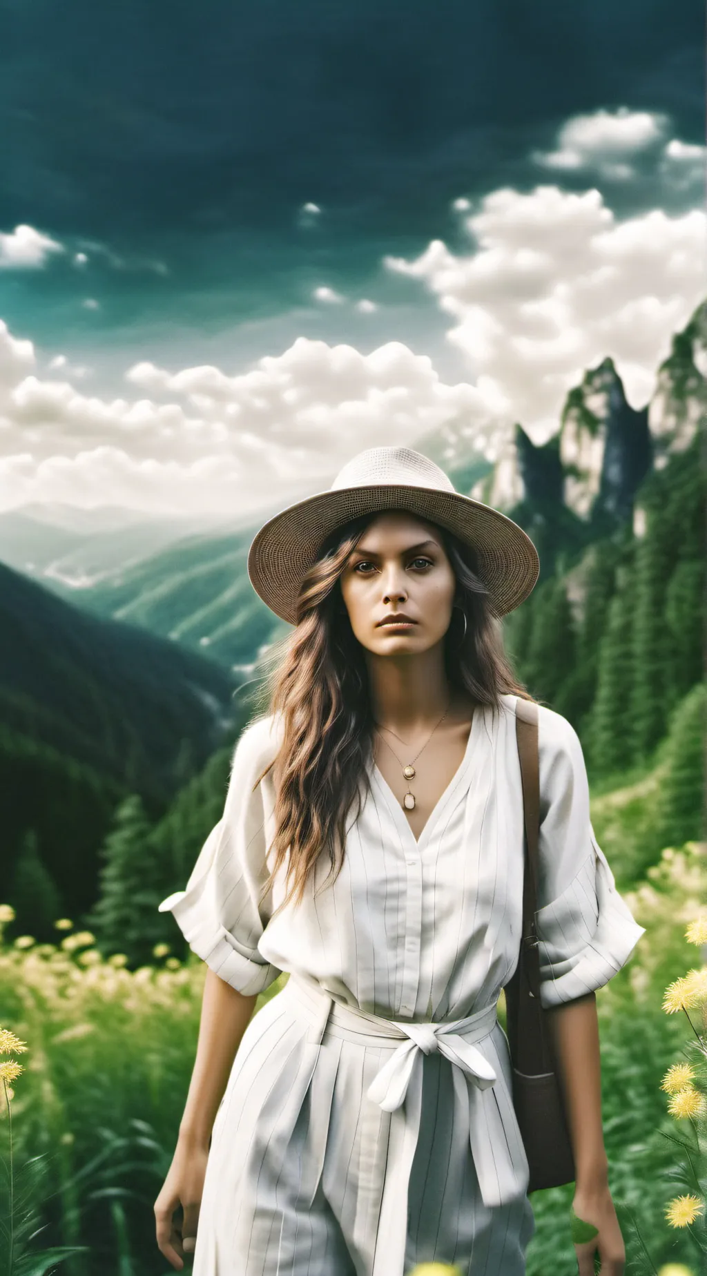 ai character: Pirate ￼￼girl background