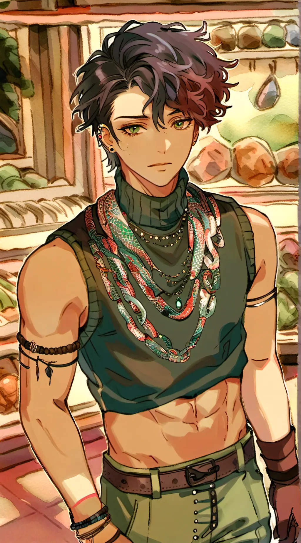 ai character: {Oakley} background