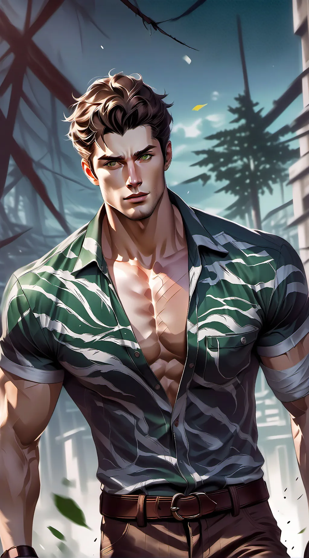 ai character: Dexter  background