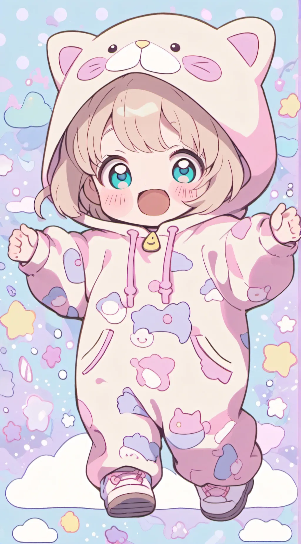 ai character: Kitty background