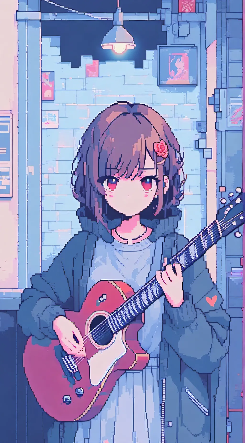 ai character: MHA Music background