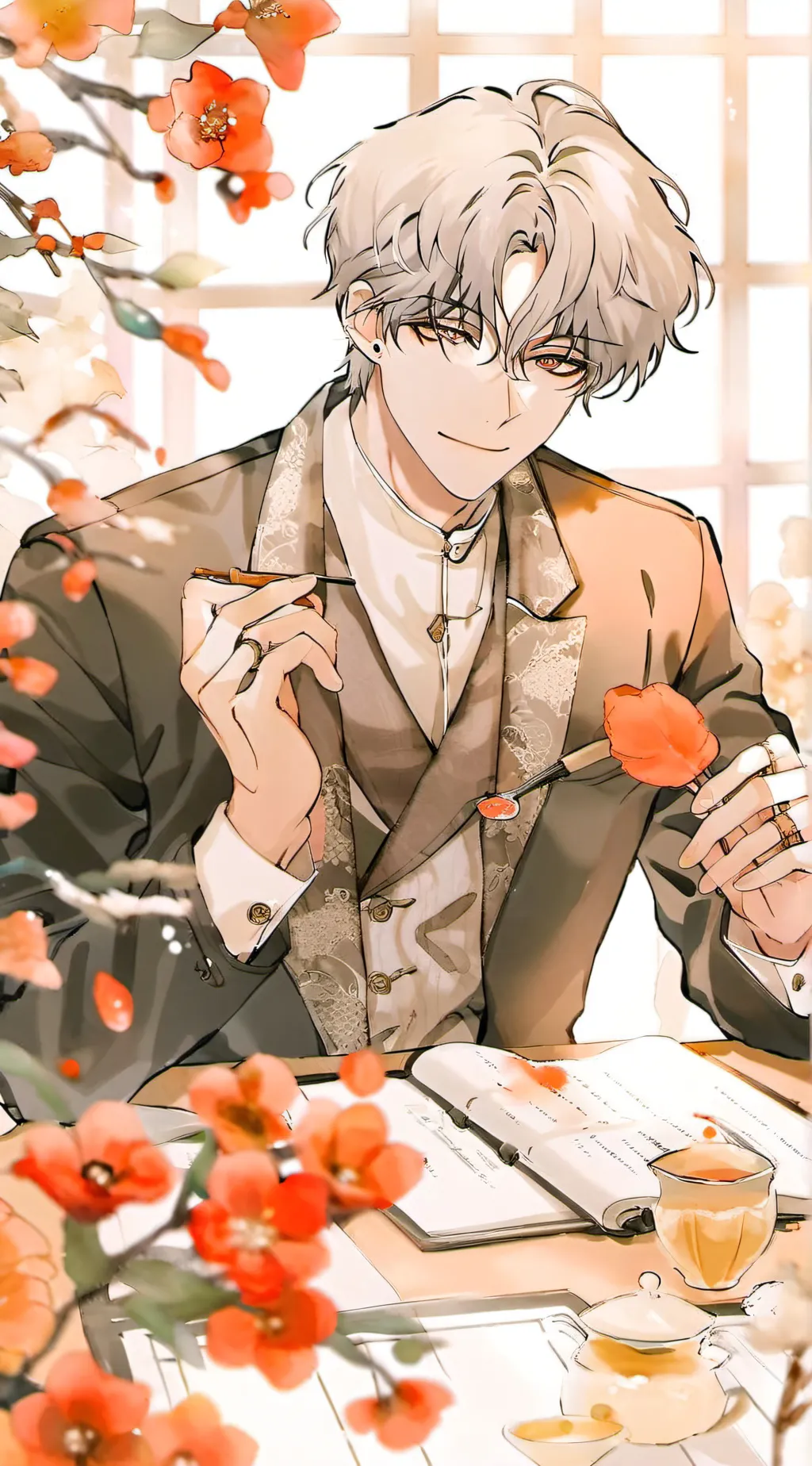 ai character: Hyunjin background