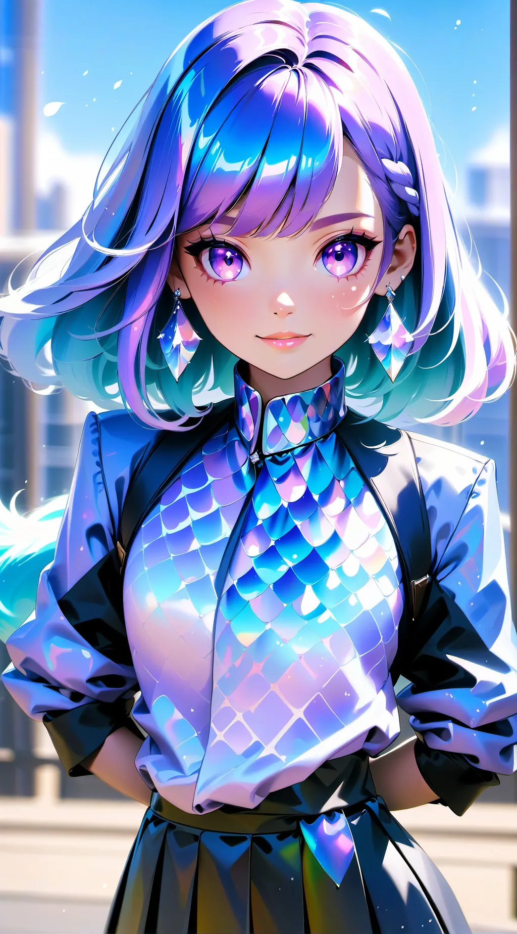 ai character: Aizawa & mic background