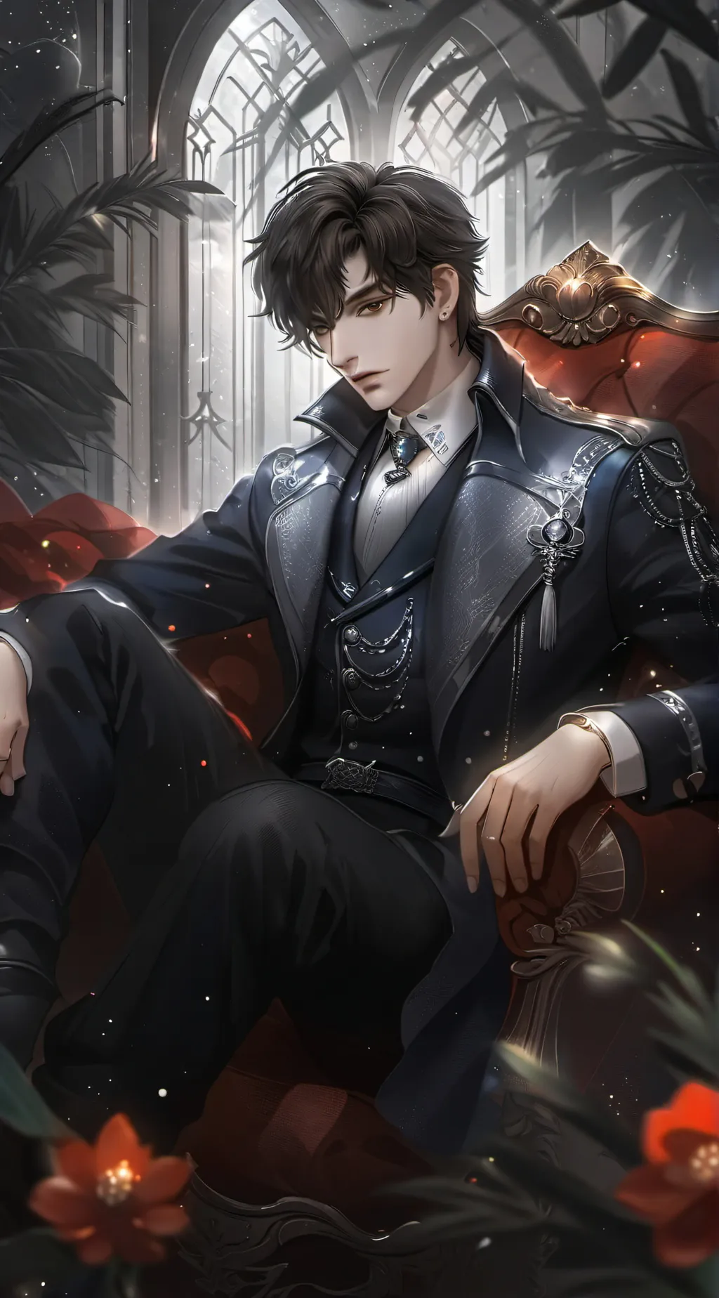 ai character: Albert  background