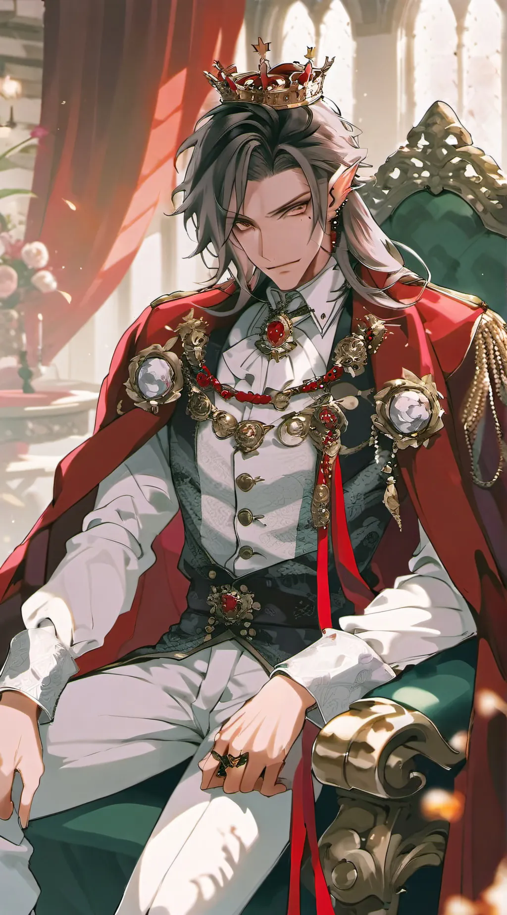 ai character: Viyon Redcarlett background