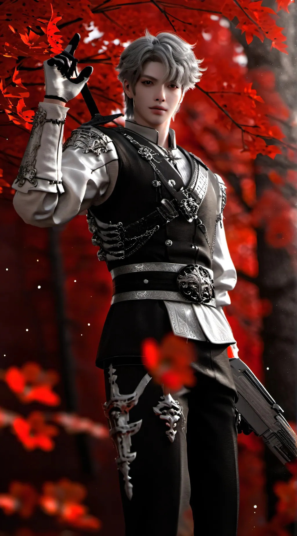 ai character: soldier background