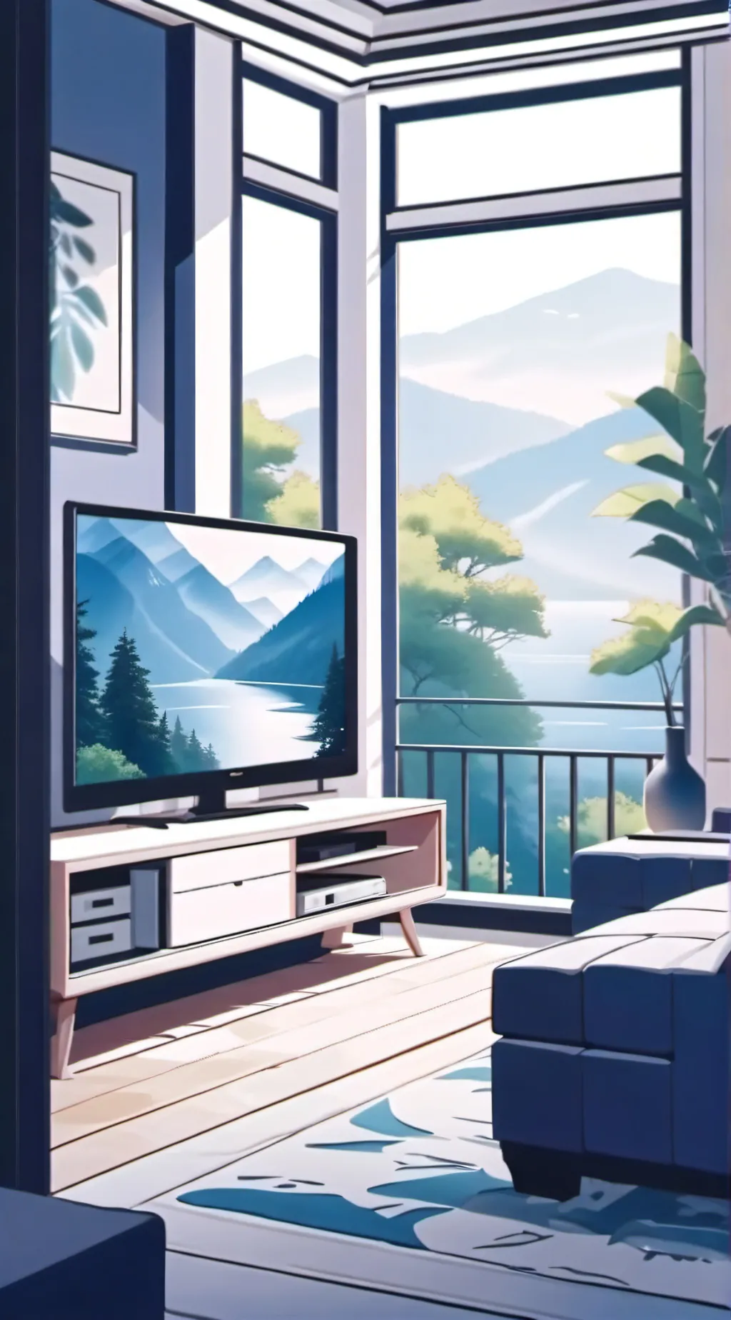 ai character: modern kny react background