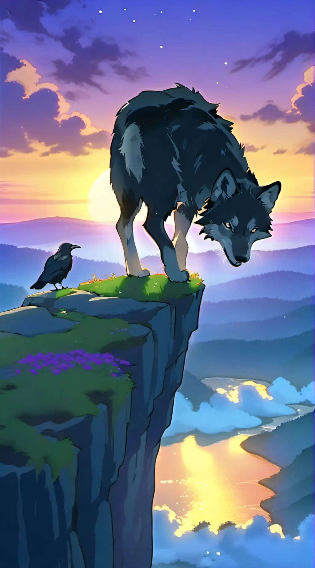 ai character: 😳 puro background