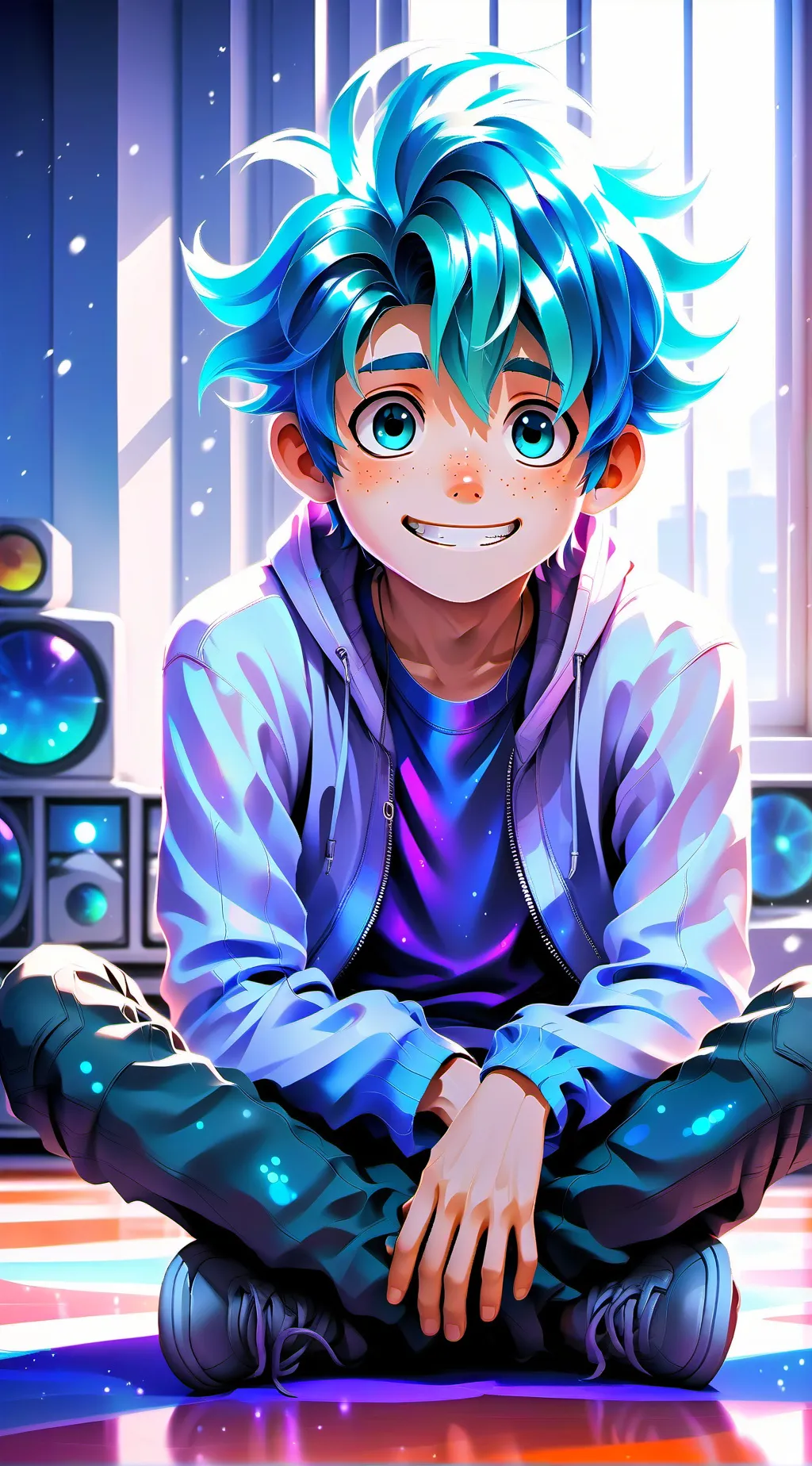 ai character: Last Minute Larry background