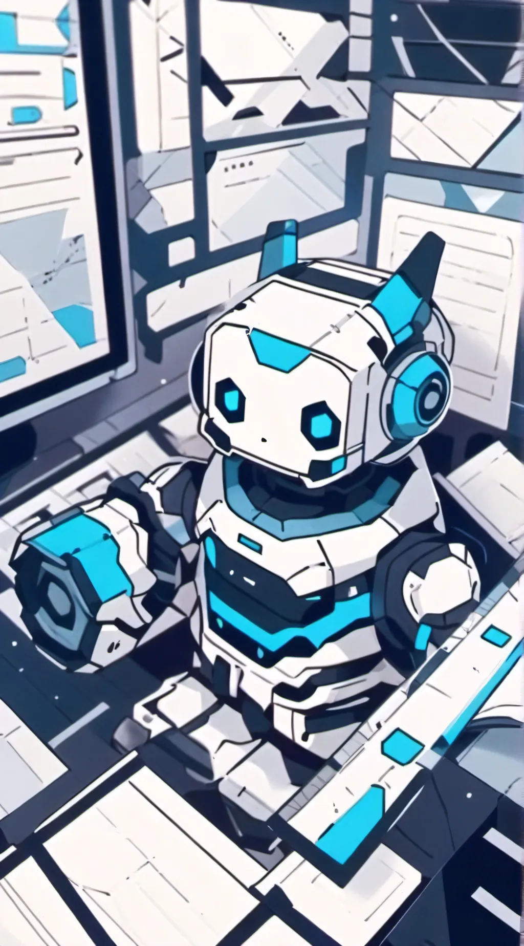 ai character: robo :) background