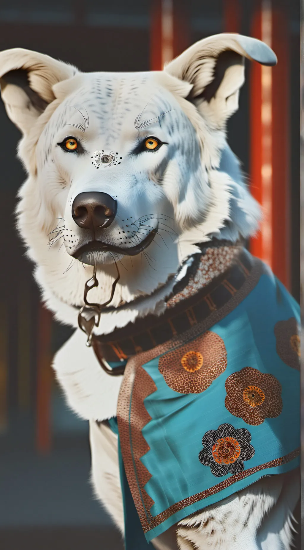 ai character: guard dog background