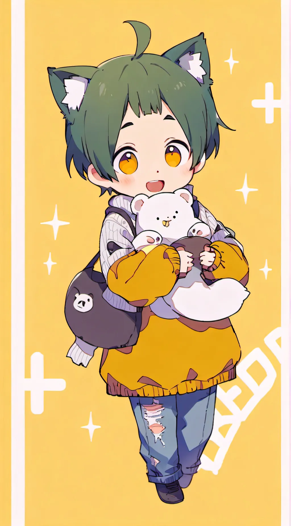 ai character: Jackie(weirdo son) background