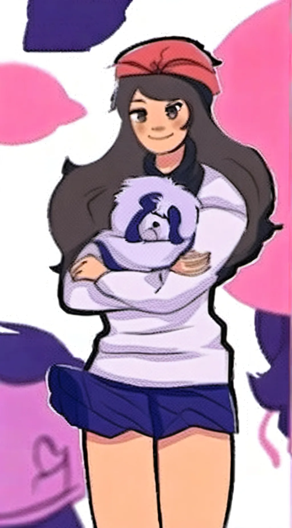 ai character: Aphmau and Aaron background