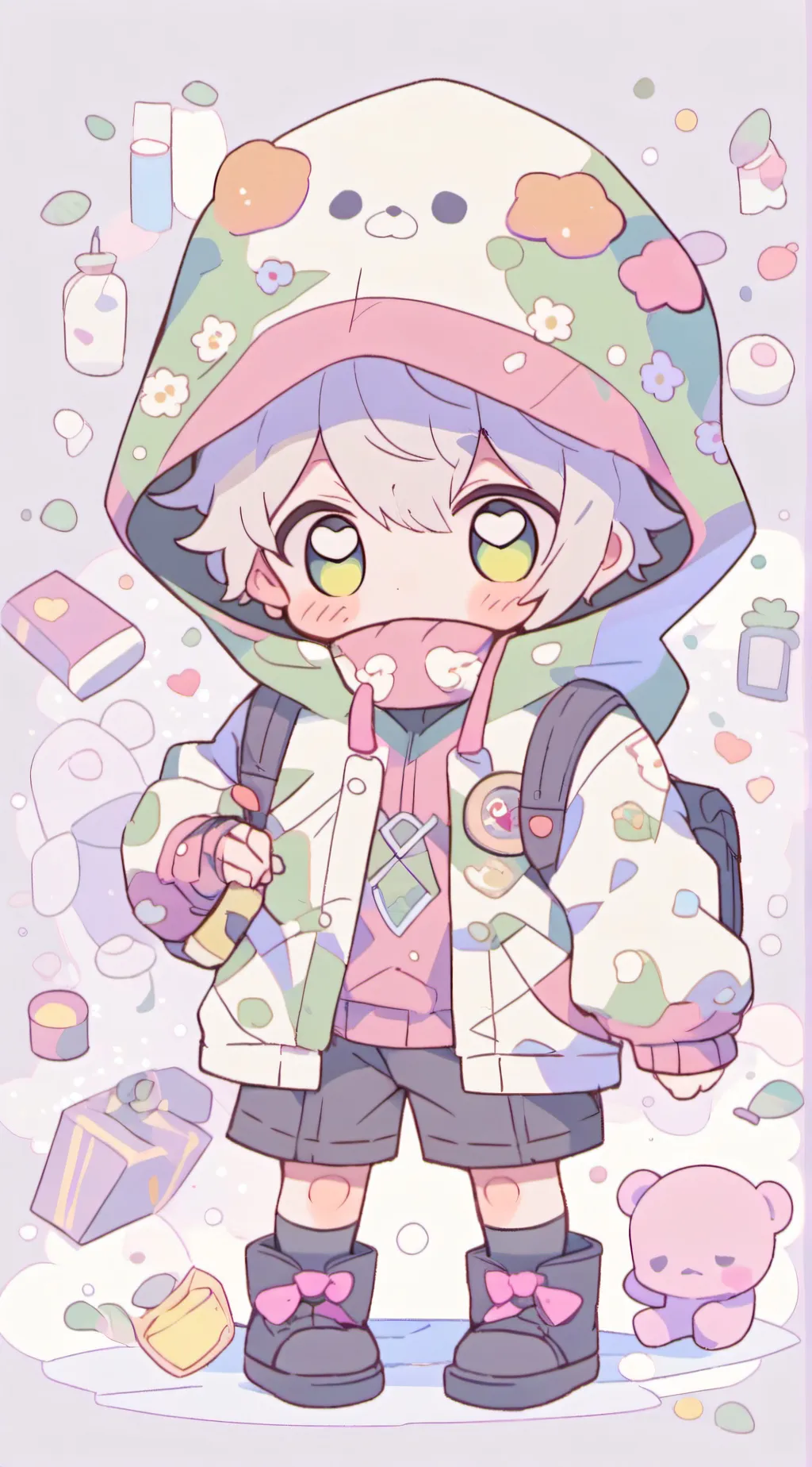 ai character: toddler background