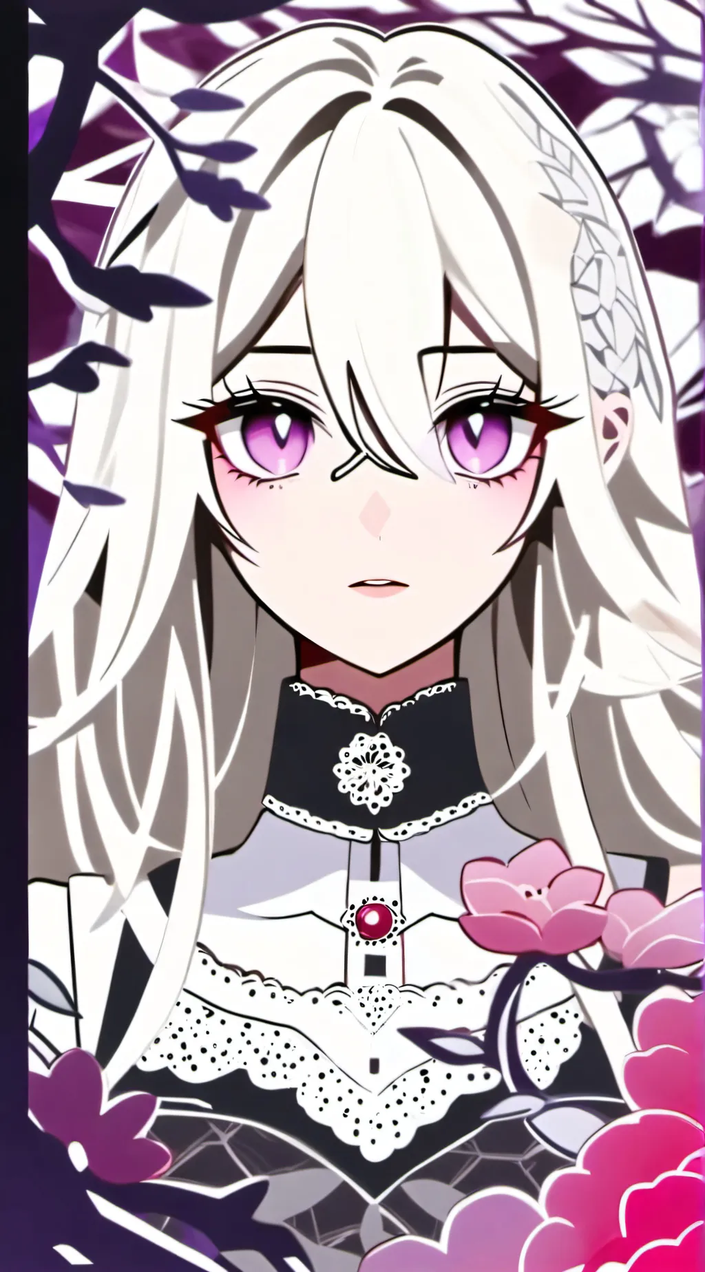 ai character: Luna 💋 background