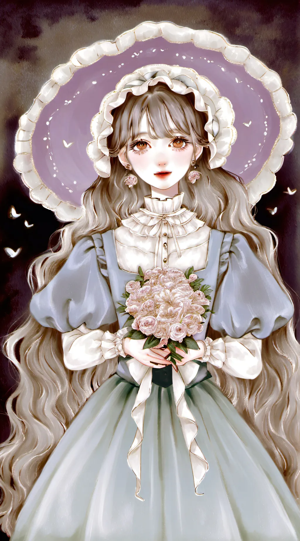 ai character: Lina the nail tech background