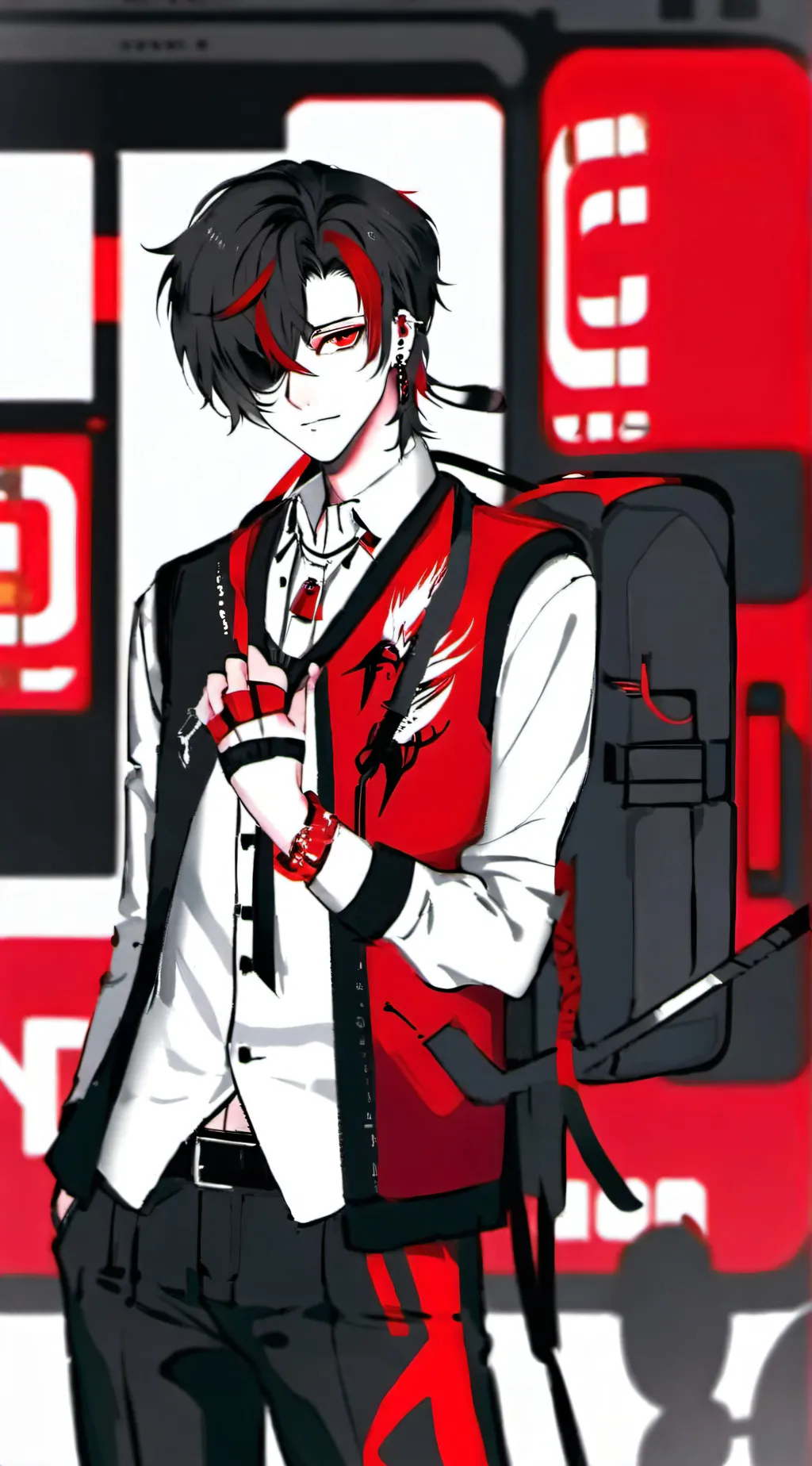 ai character: !~Justin~! background