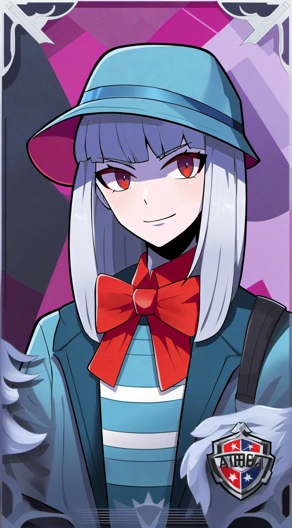 ai character: rose background