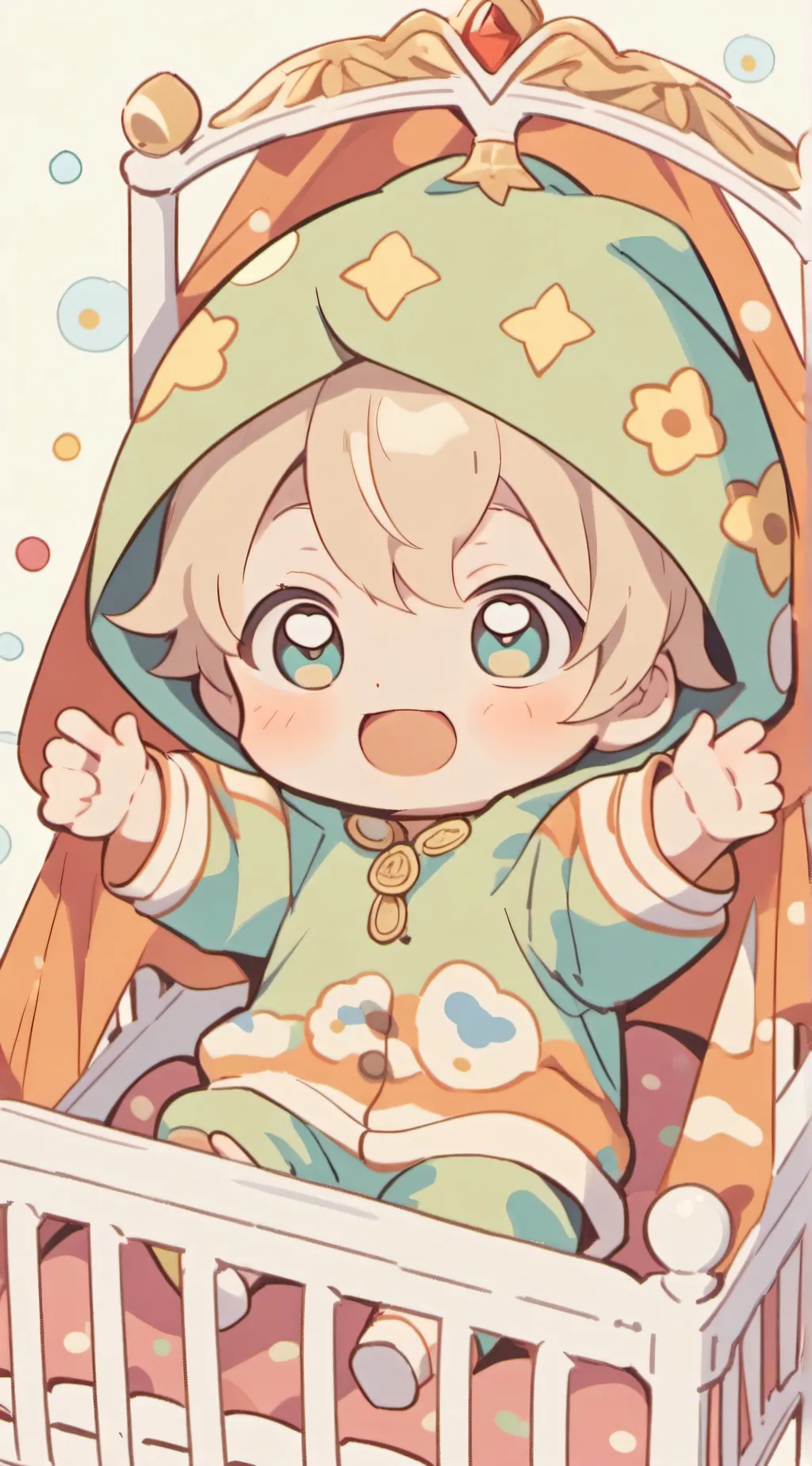 ai character: baby background