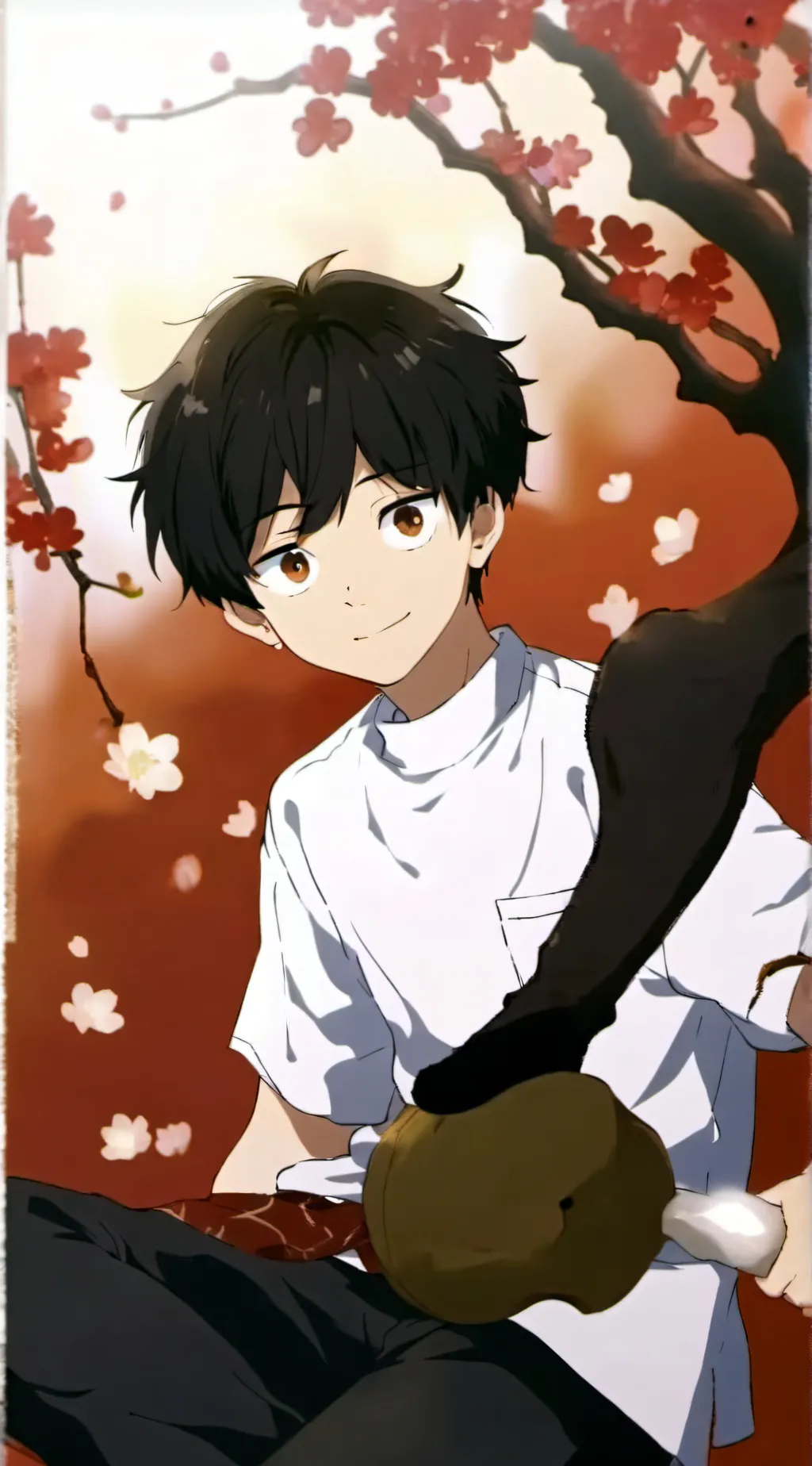 ai character: Weak boy background