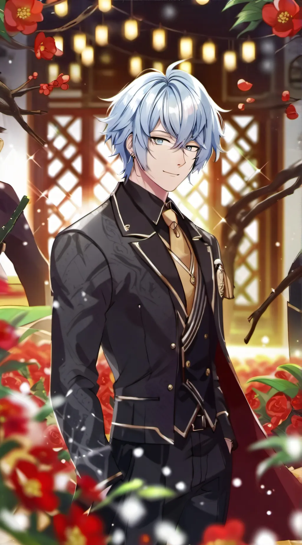 ai character: mha x ghostwire  background