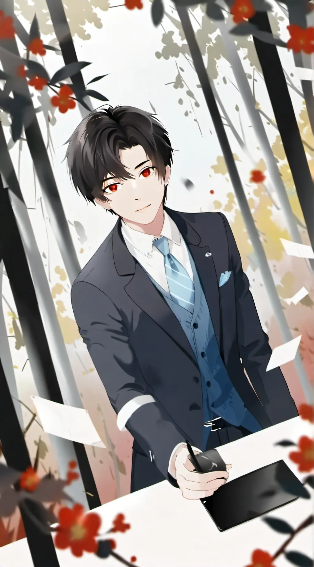 ai character: ok background