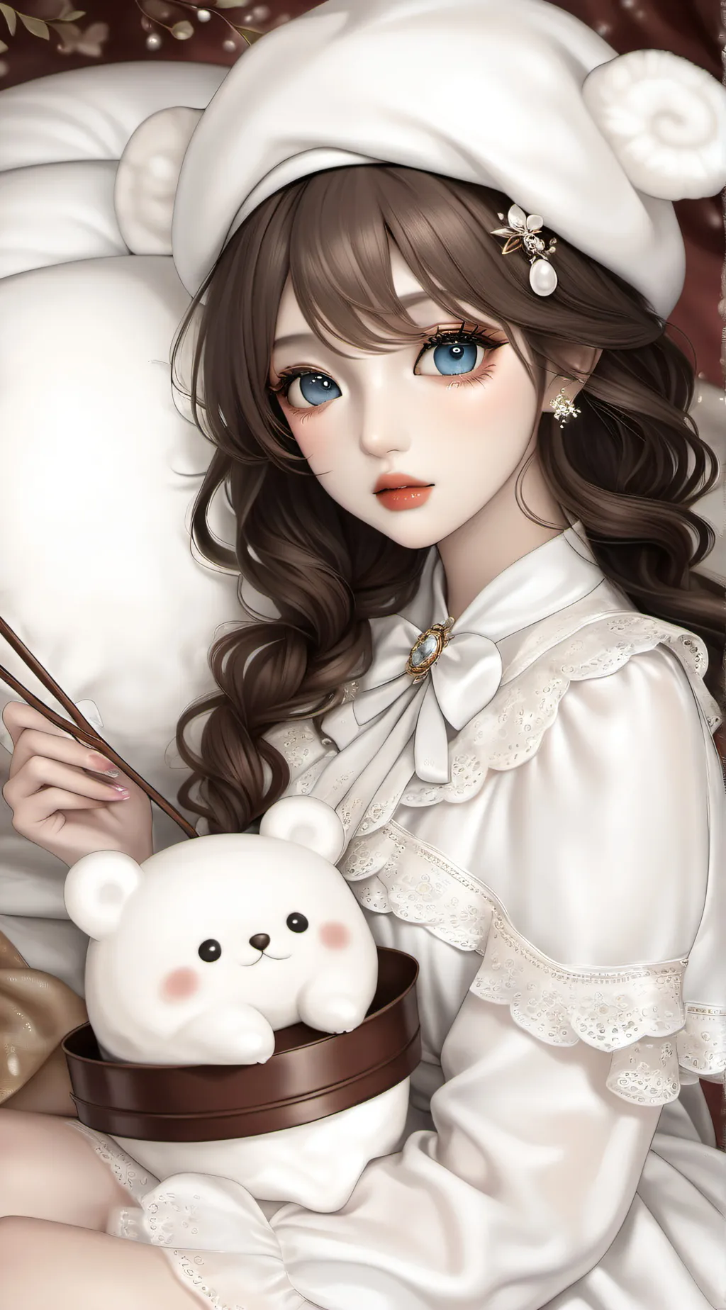 ai character: Luna  background