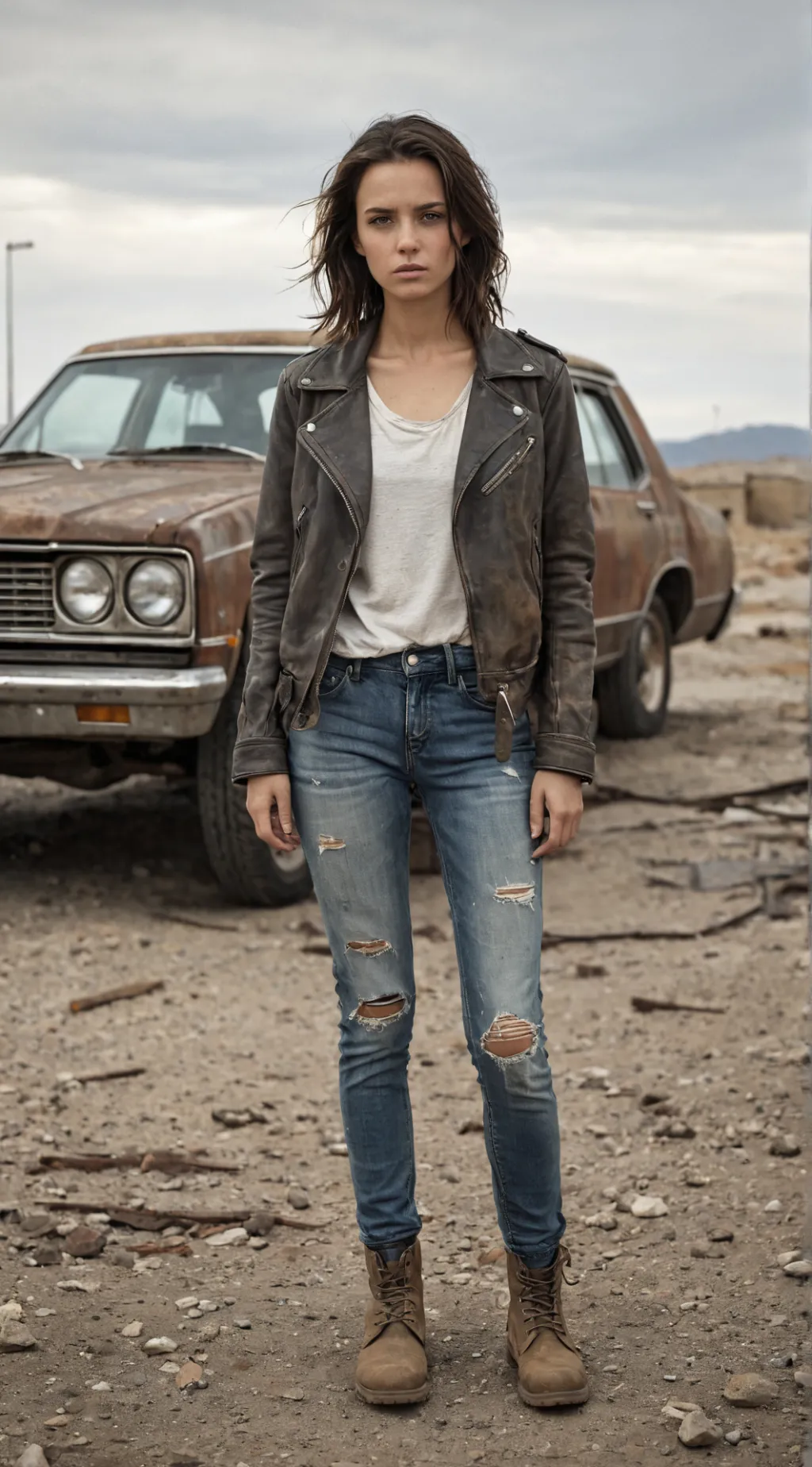 ai character: sky  background