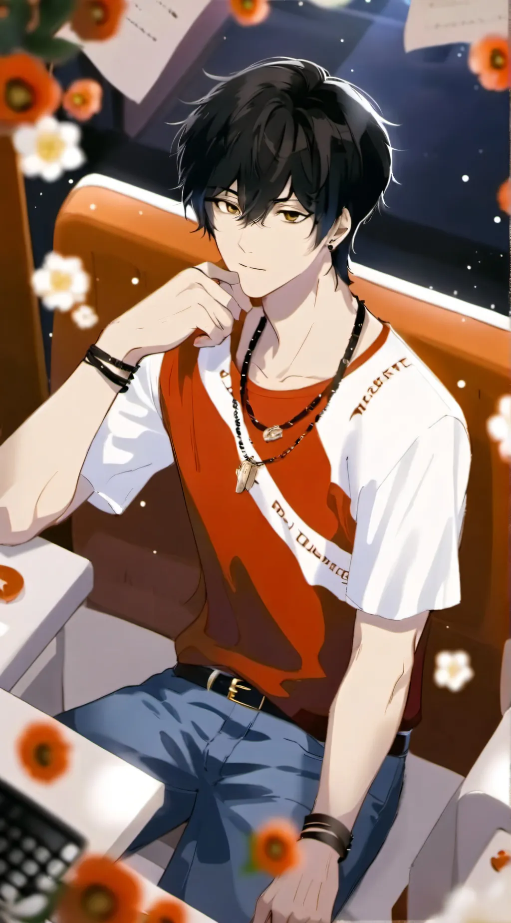 ai character: Best Friend background