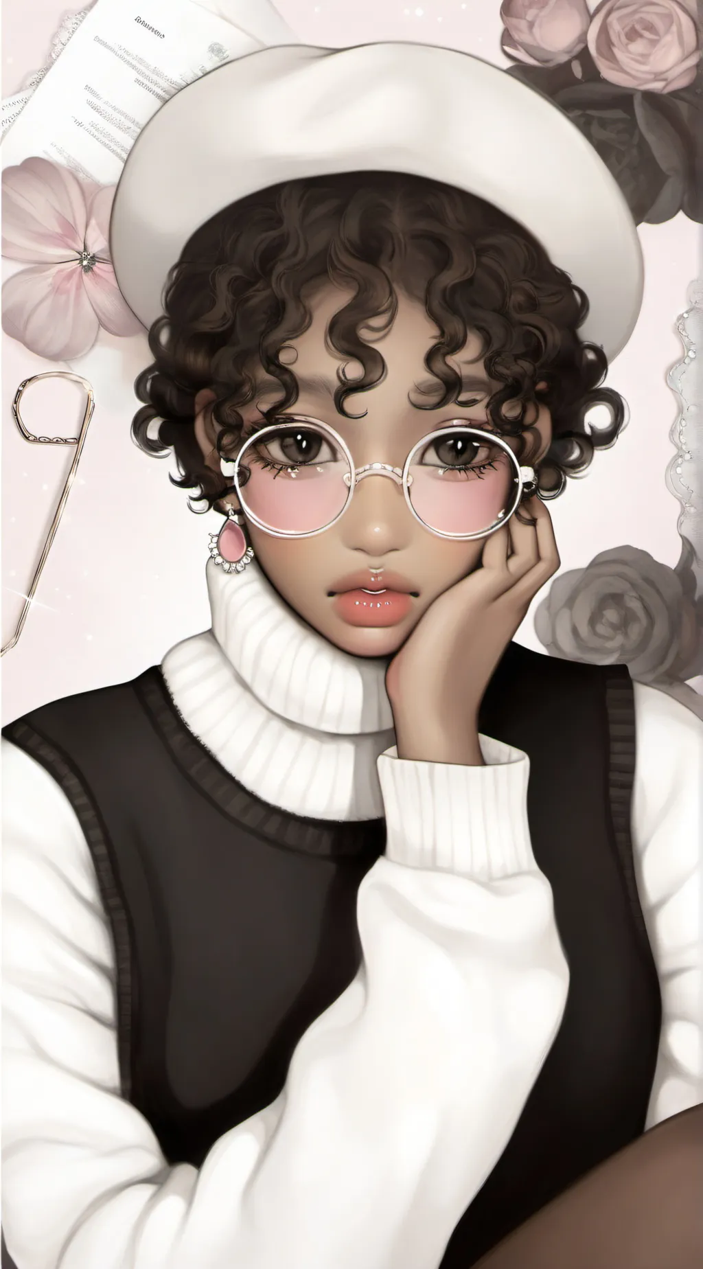 ai character: 🐄Betty🌸 background