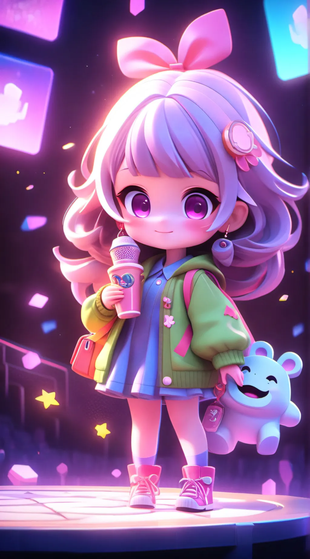 ai character: Lily background