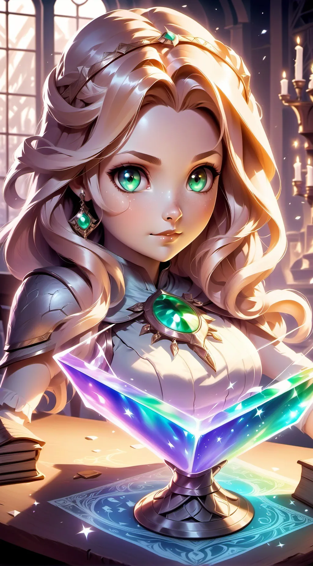 ai character: Luna background