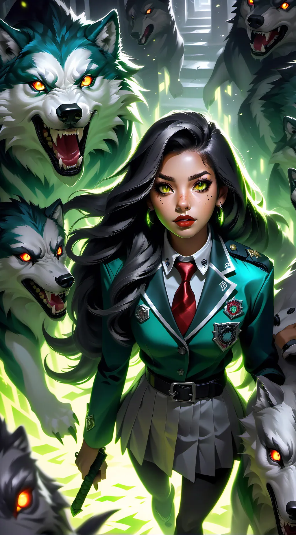 ai character: Aria background