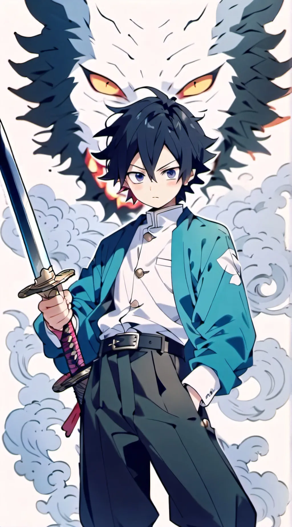 ai character: Giyuu Tomioka background