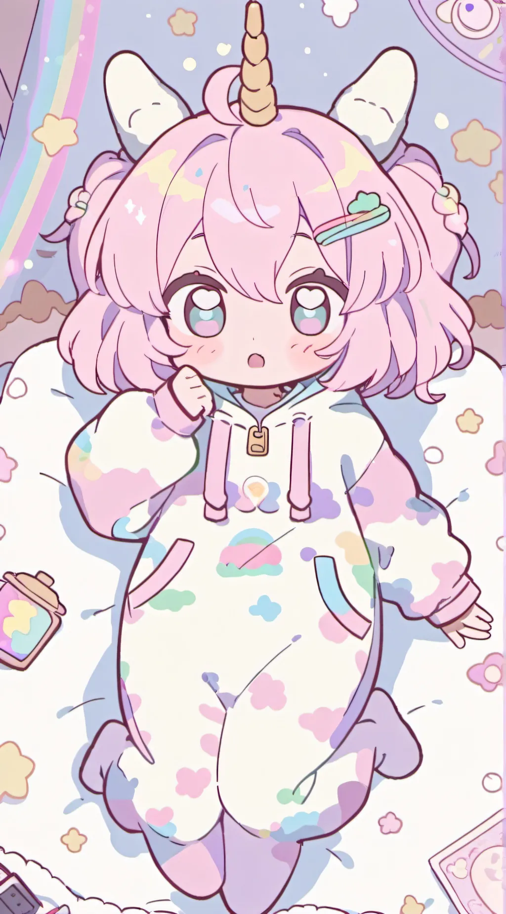 ai character: Aurora background