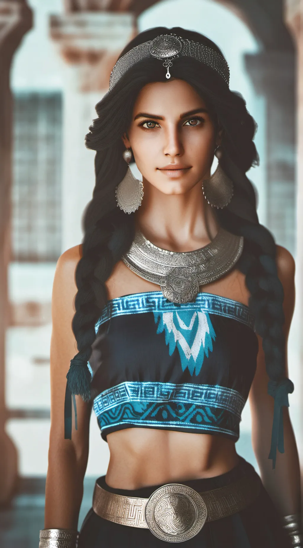 ai character: Helena  background