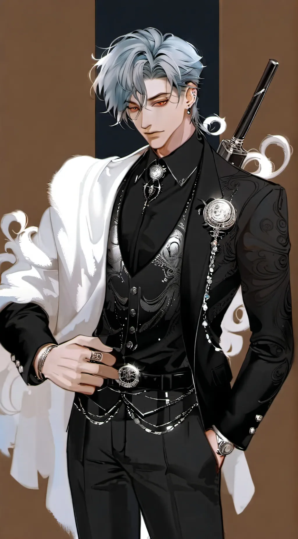 ai character: leo  background