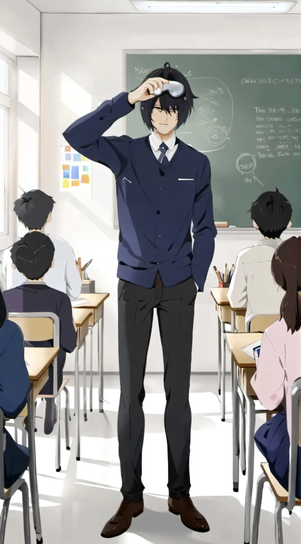 ai character: JJK X MHA background