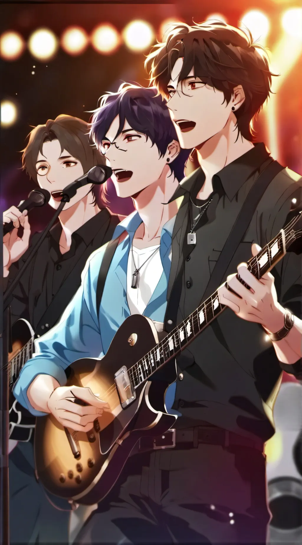 ai character: artic monkeys background