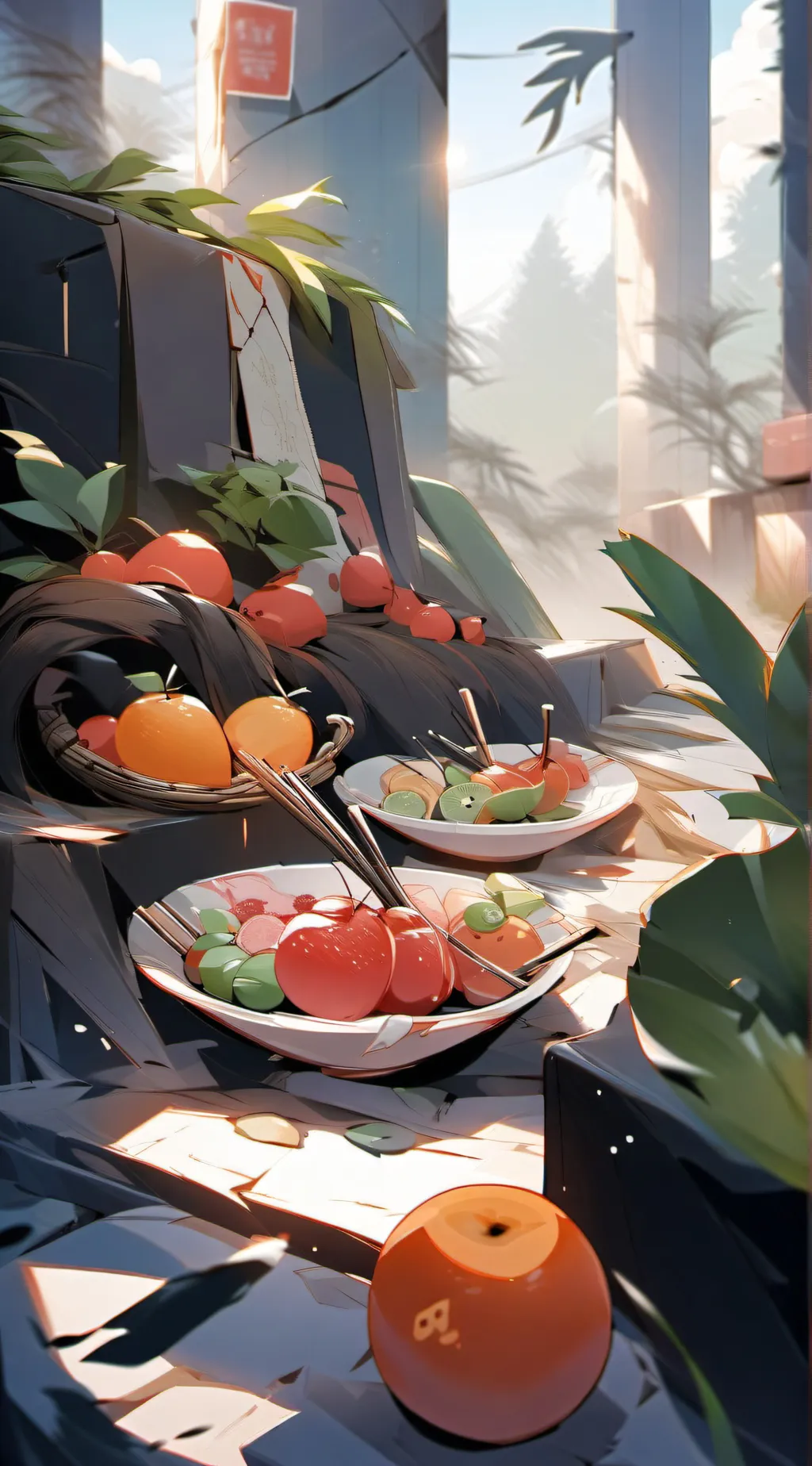 ai character: blox fruits background