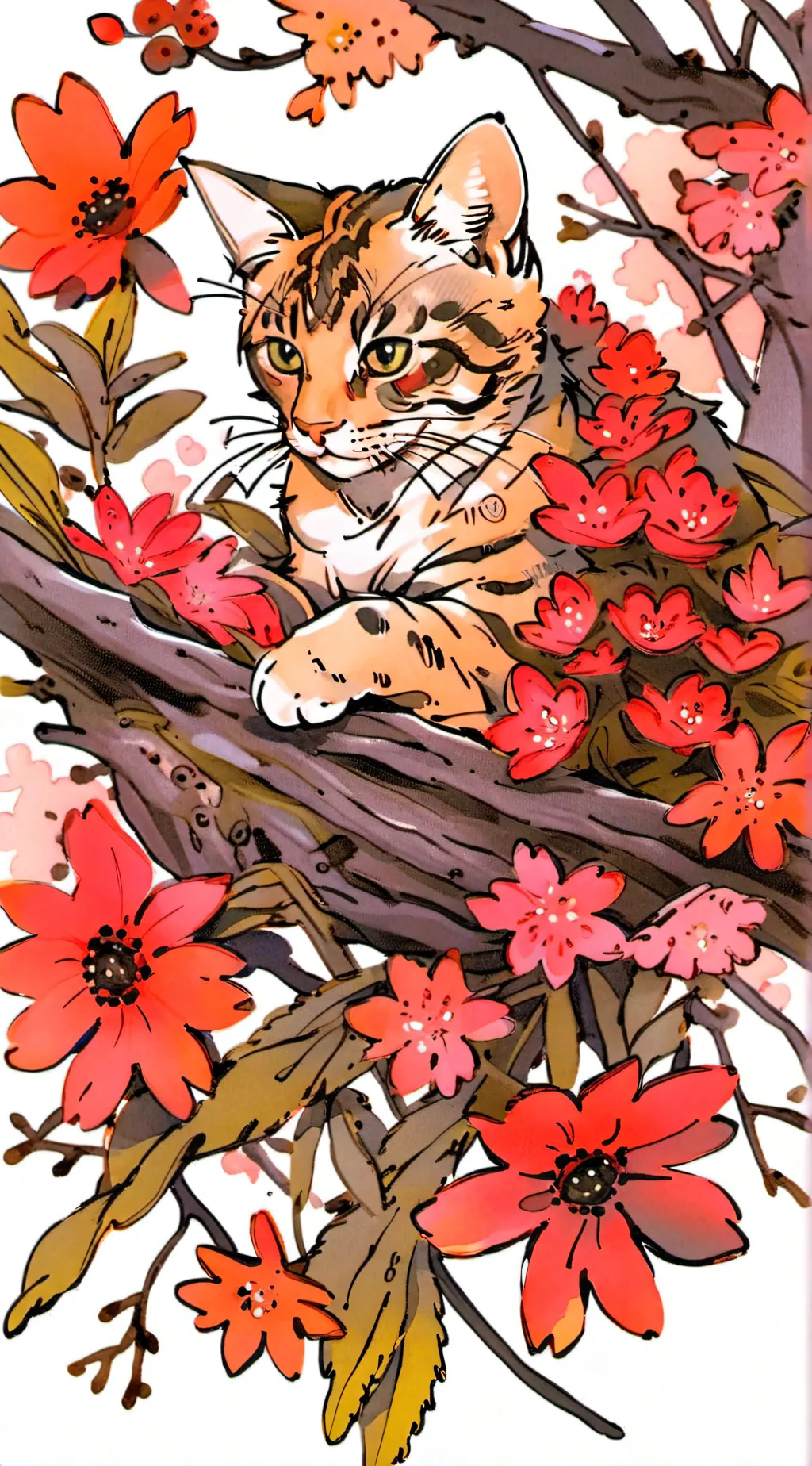 ai character: miauw background