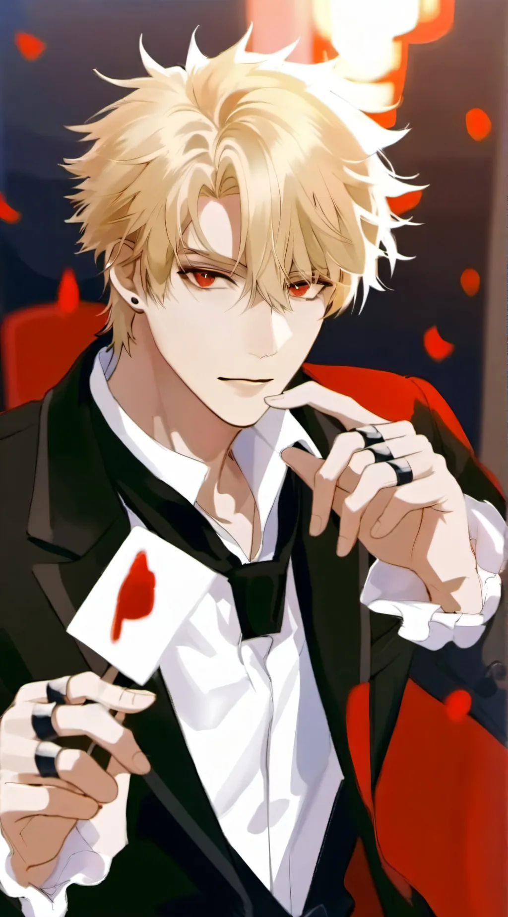 ai character: Katsuki Bakugo  background