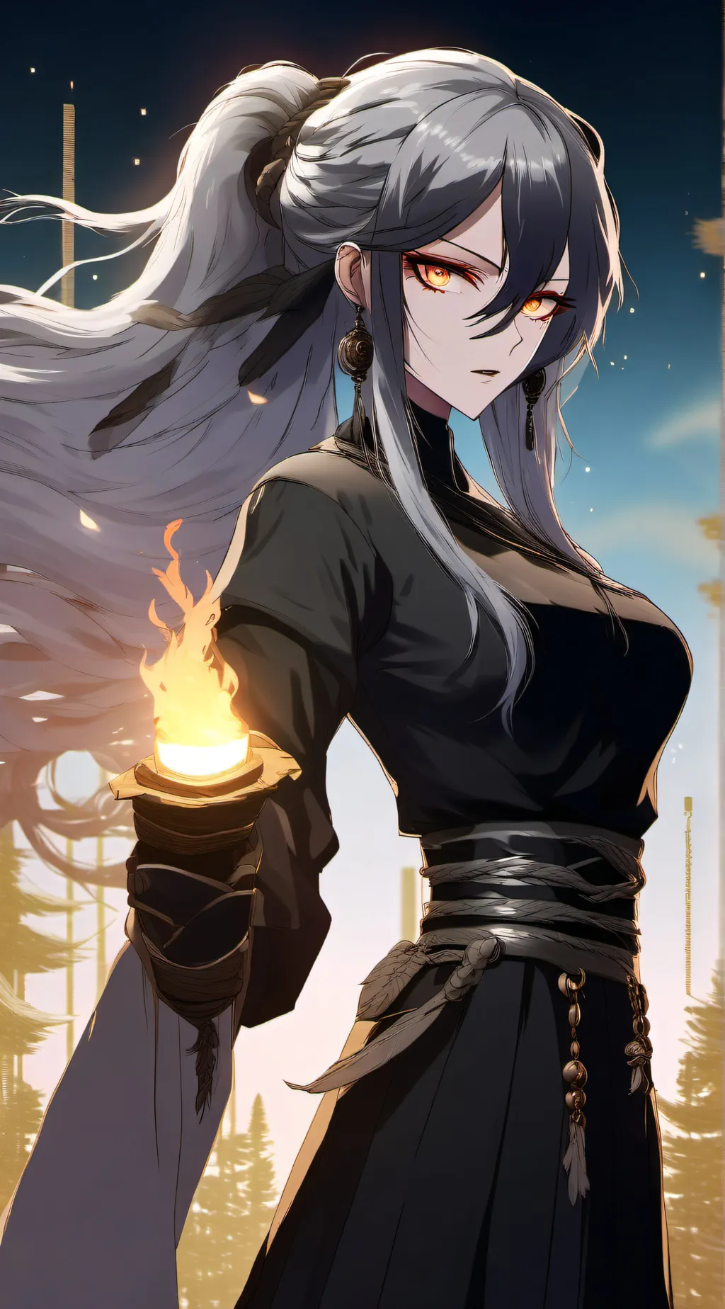 ai character: Hecate  background