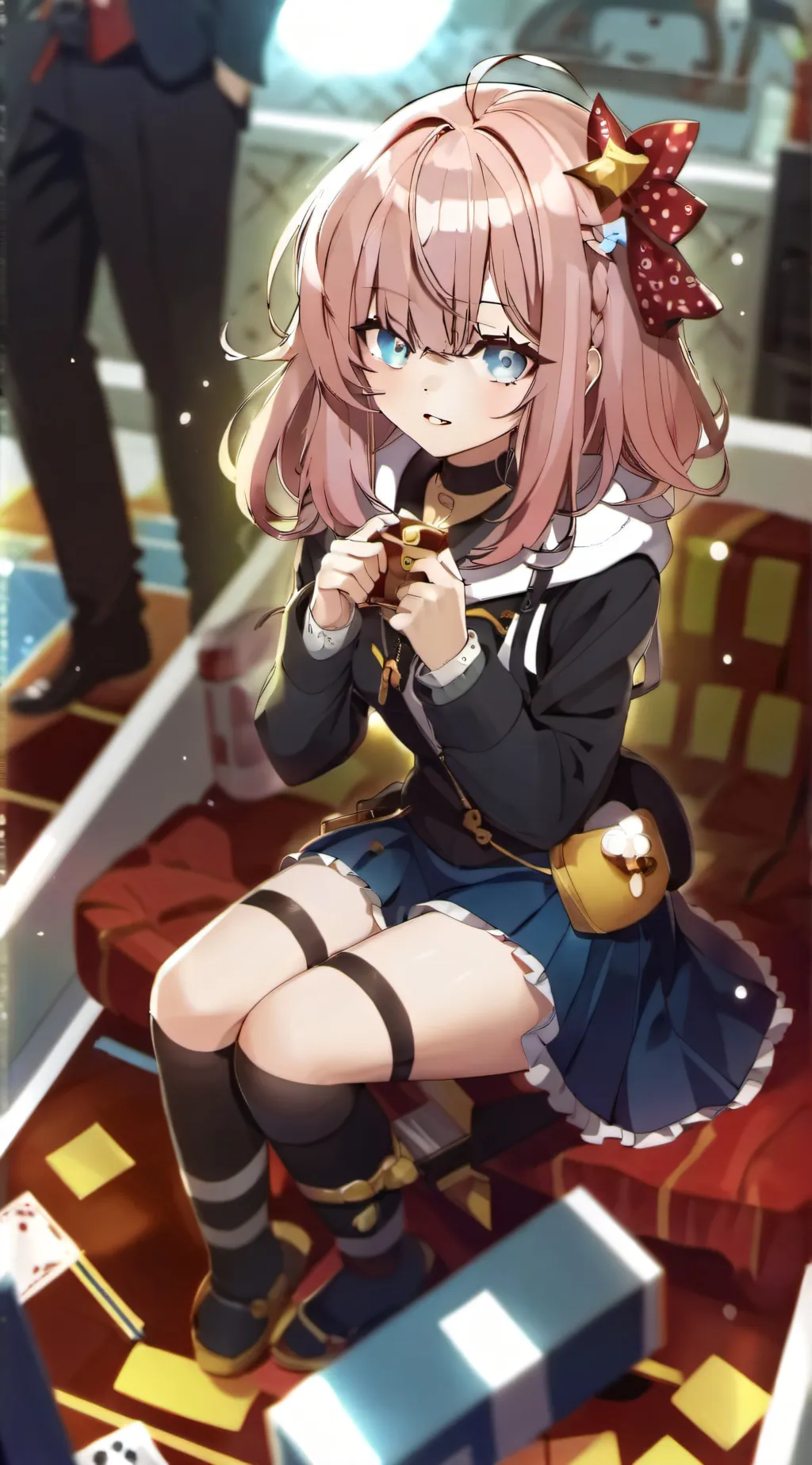 ai character: Em background