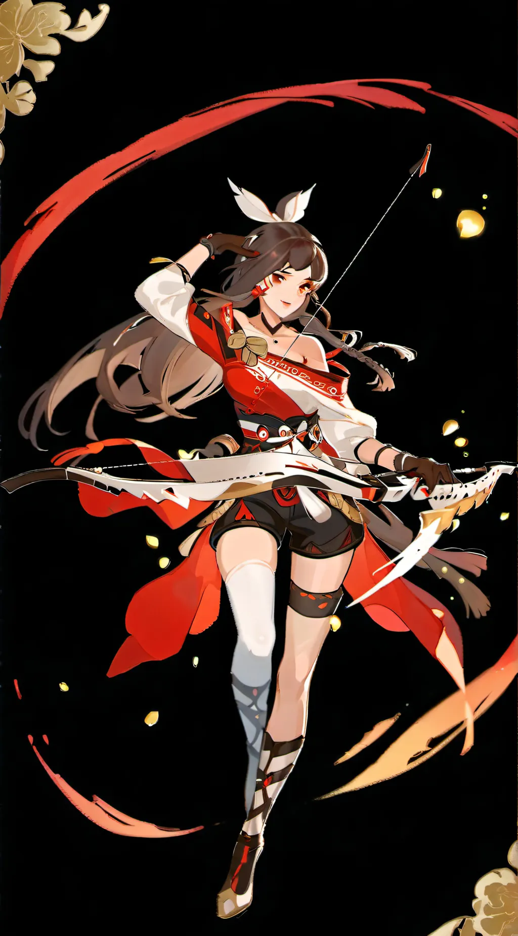 ai character: amber background